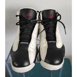 RARE Nike Air Jordan XIII 13 OG White Black SZ US 2,5Y EUR 34,414575-104